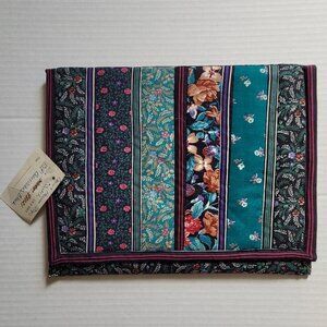 Vintage purse Courthouse Steps quilted clutch 90s boho handmade cottagecore